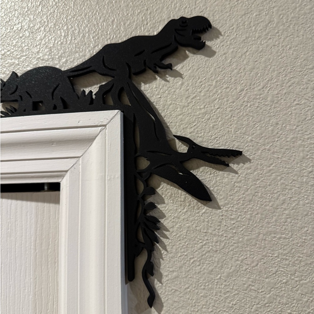 Dinosaur door topper